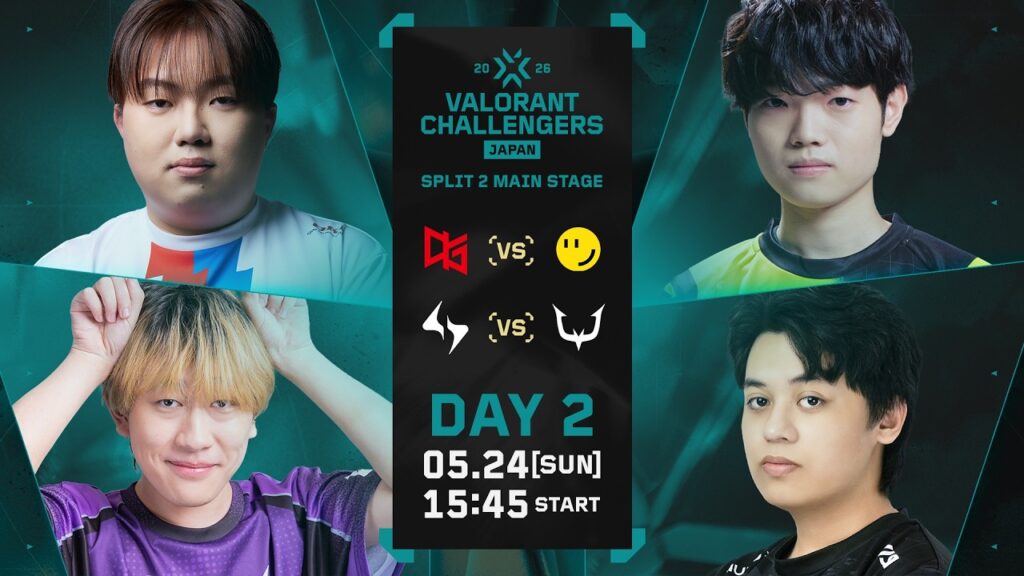 VALORANT Challengers Japan 2026 Split 2 Main Stage Day 2