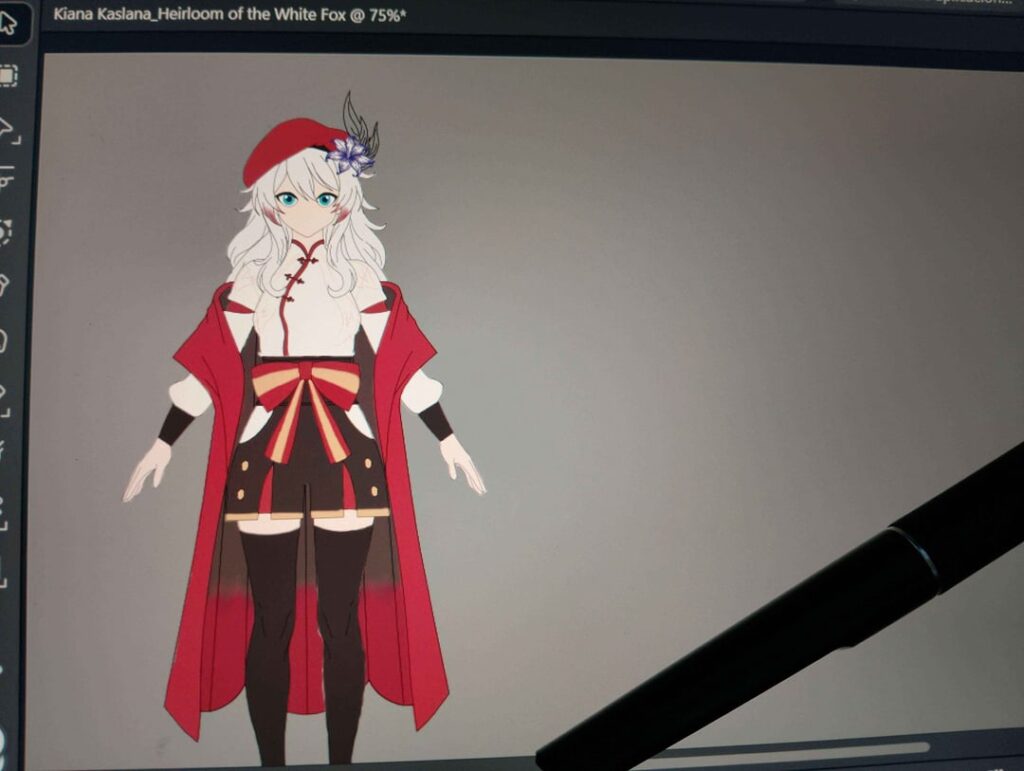[WIP] 「白キツネのシルエット」
