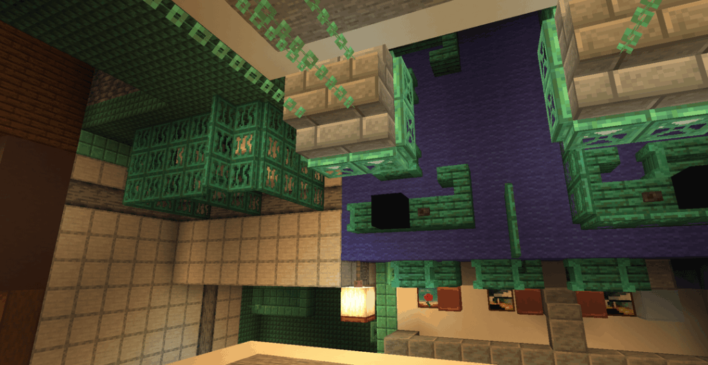 Ultrakill の 8-3 レベル (DISINTEGRATION LOOP) の最初の部屋を Minecraft で再現