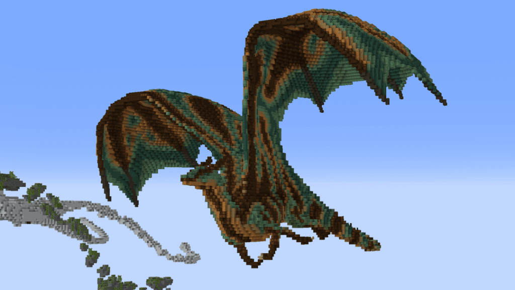 やる気が出てきたので新しいドラゴンを作りました！これは他のものより少し小さいです