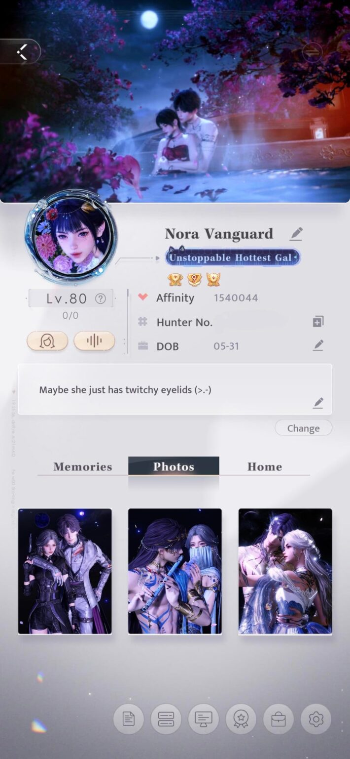 Fire Orbitsの完了を記念してプロフィールを更新