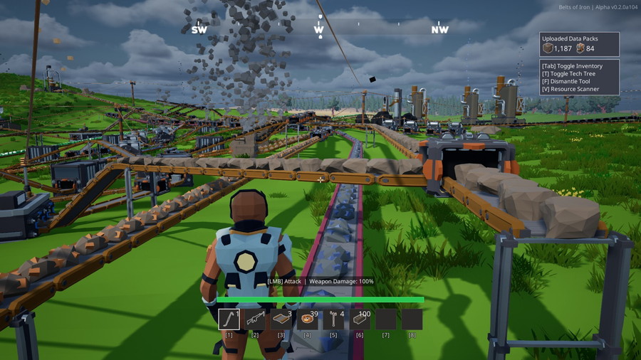 Builderment、最新の工場自動化ゲーム『Belts of Iron』早期アクセス版をSteam向けに5月29日にリリース | gamebiz