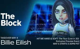 ビリー・アイリッシュの3Dライブ映画の一部が「Roblox」で世界初&独占配信