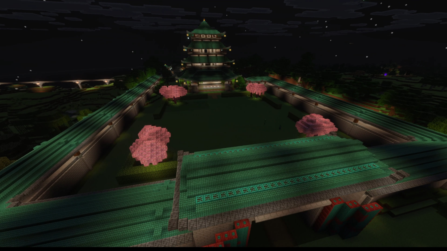 広大な中庭