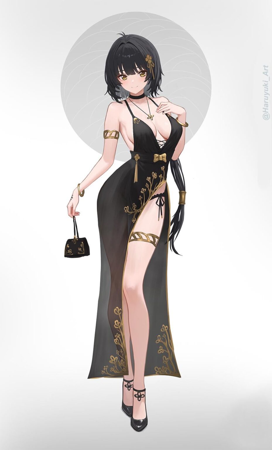 FRoverさんの素敵なドレス(@Haruyuki_Art)