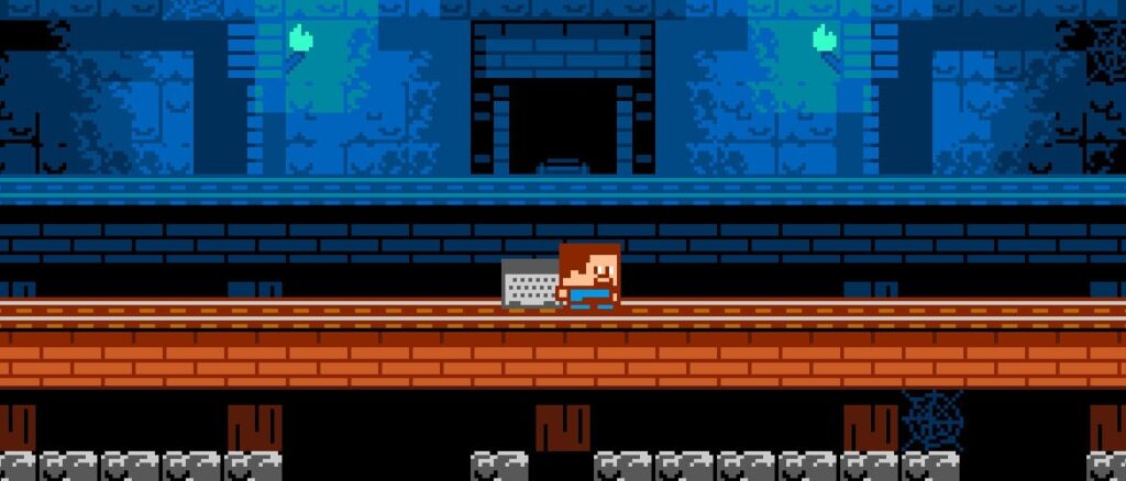 A screenshot from the Pixel Drift music video!
