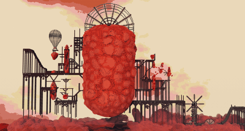 Red、インディーズ ゲーム GRIS からインスピレーションを得たビルド