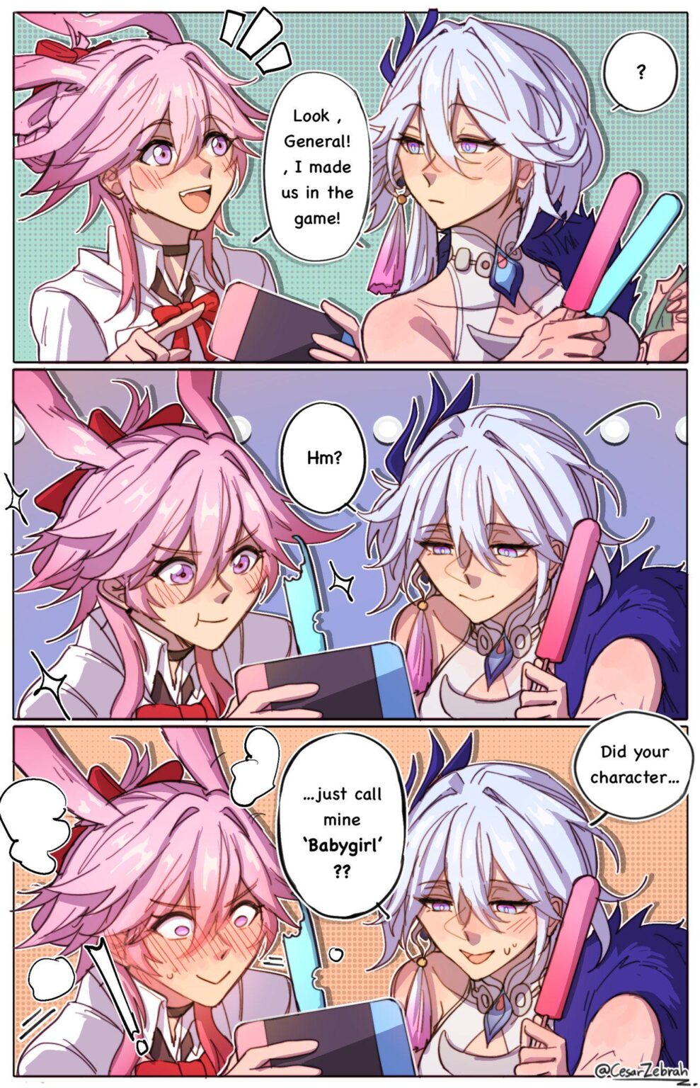 Evanescia はトモダチ ライフの大ファンです (@CesarZebrah より)