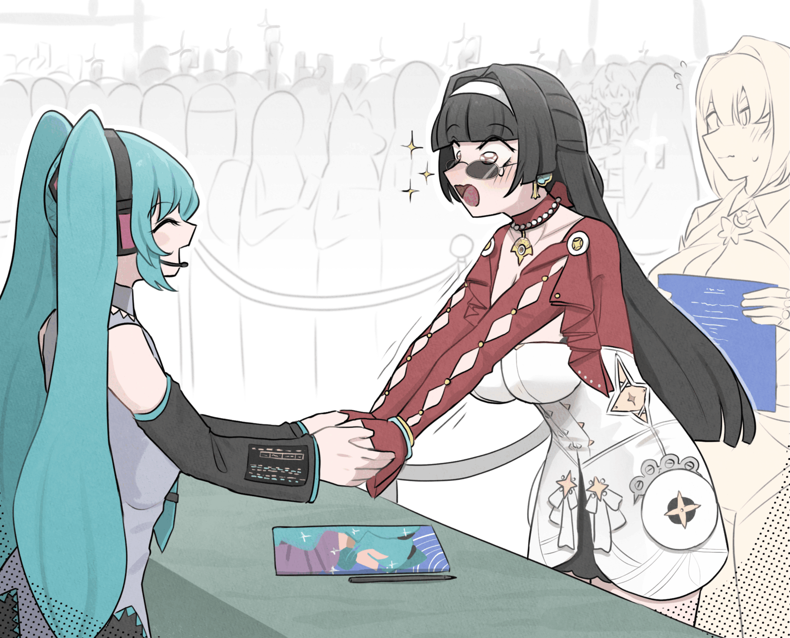アイコンと星 (アート: @MATASoup)