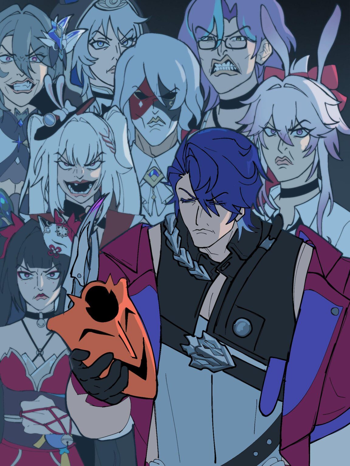 マスクド・フールズ [ by @poopoupou ]