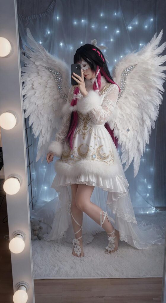 (iriesska) による私の修正されたコロンビーナのコスプレ