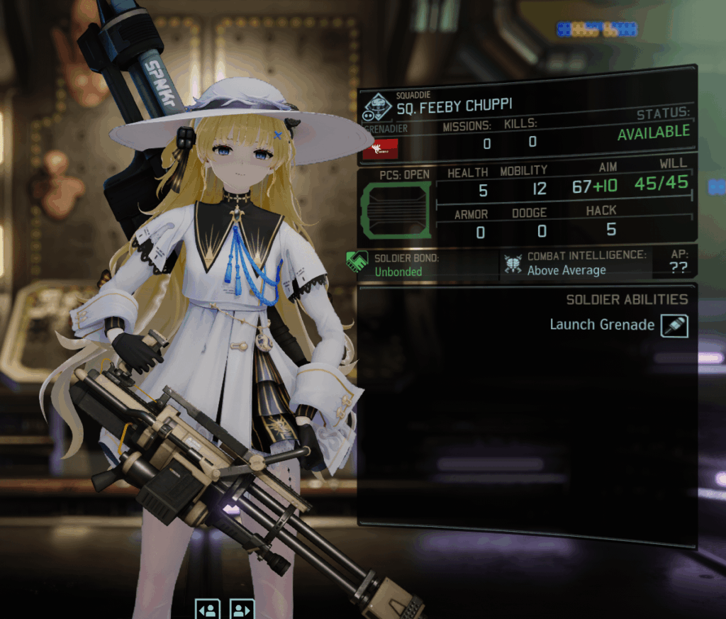 彼女が今 Xcom2 にいるなんて信じられない