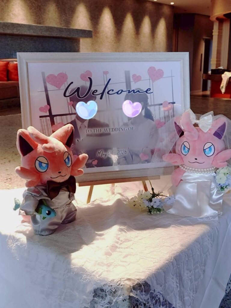 日本の誰かがパルワールドをテーマにしたWEDDINGをしました???そしてポケットペアがそれらを描きました？そして、なぜこれが私ではないのですか？