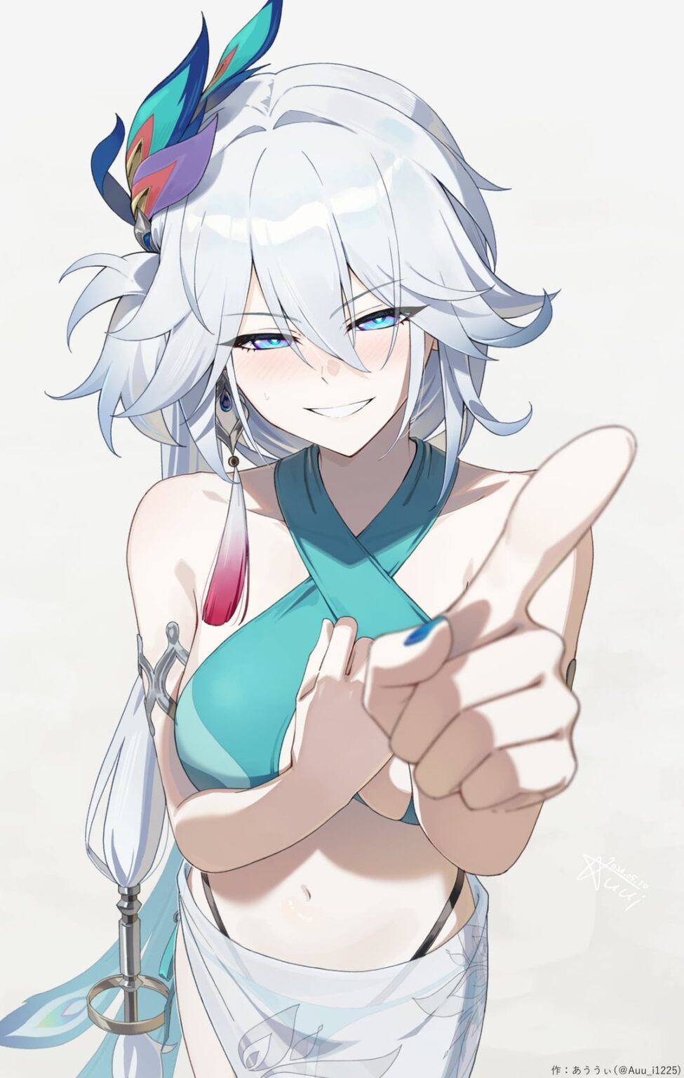 ヤオ・グアンはあなたが彼女を見つめすぎているのを見つけました (Art by あううぃ)