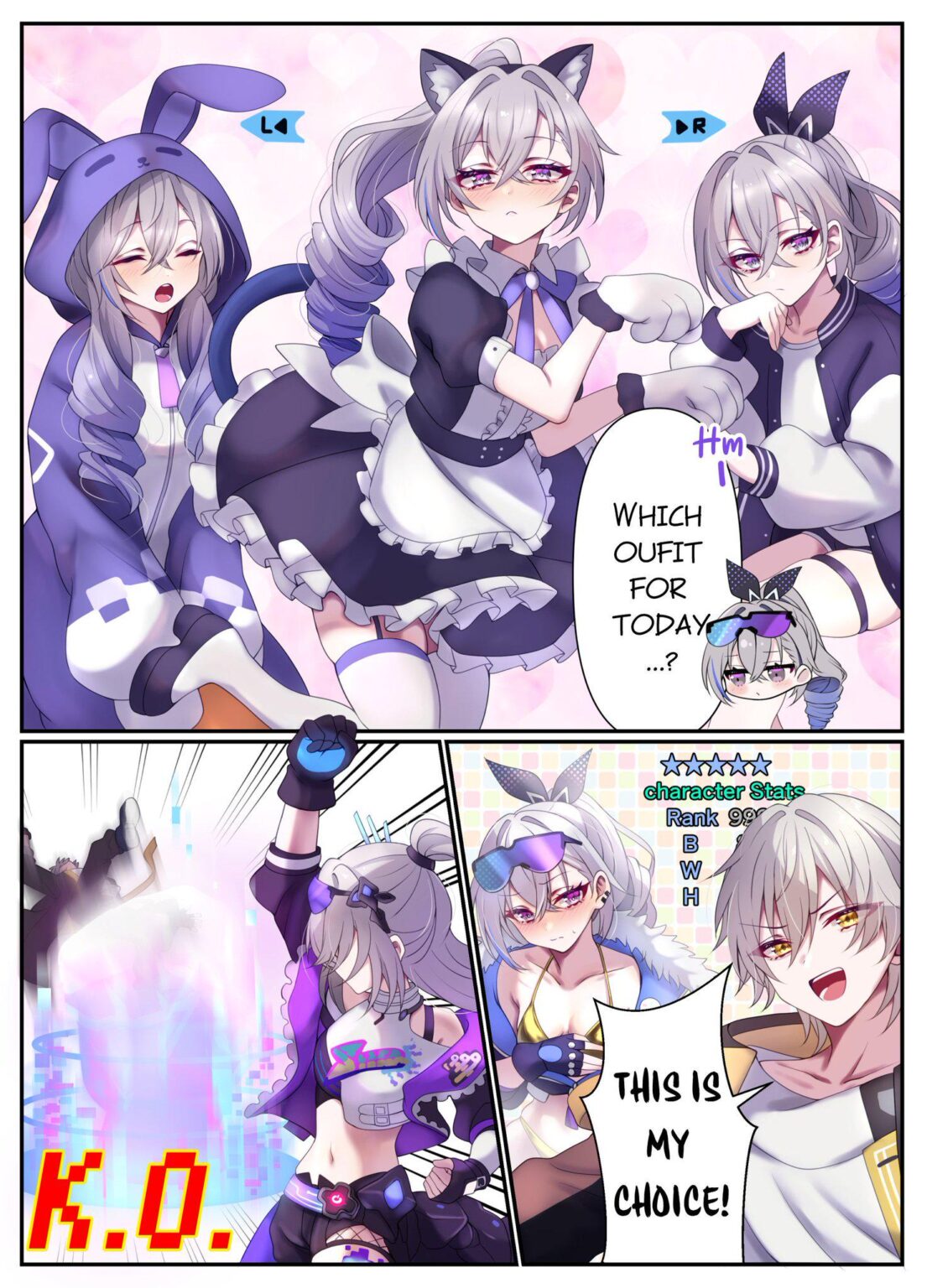 シルバーウルフの衣装選びが失敗した (アート: tonoguchi68、TL: DedpulNINL)