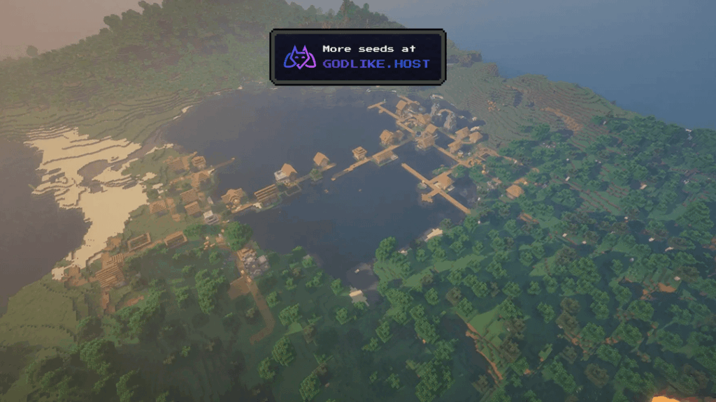 Twin Lake Villages Java 用 Minecraft シード (1610881291715758904)