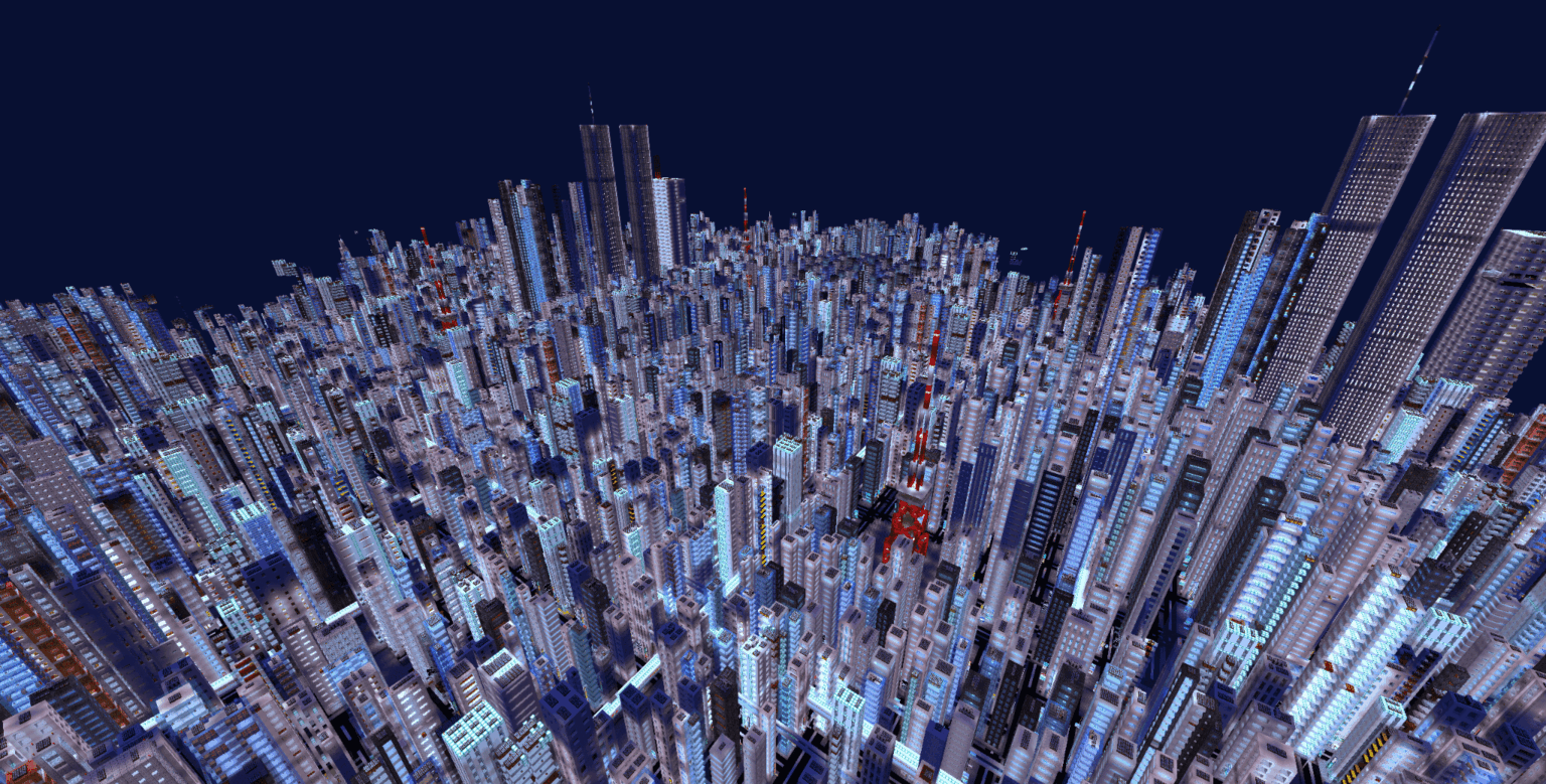 Minecraft City (Java プログラミングを使用した自動 NBT 配置)