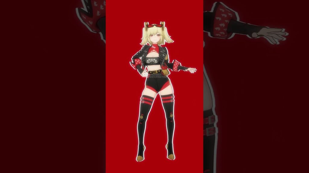 BURNICE MACARENA【ゼンレスゾーンゼロ:ZZZ MMD／4K／60FPS】 #zzz #shorts #burnice