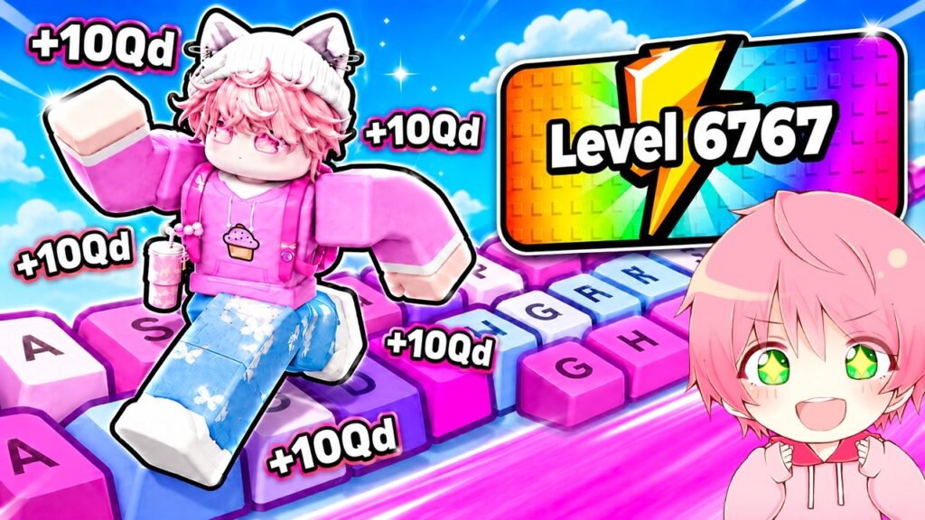課金しまくって全てのステージをクリアするキーボードを踏むたびにスピードが上がるロブロックス..【ROBLOX】