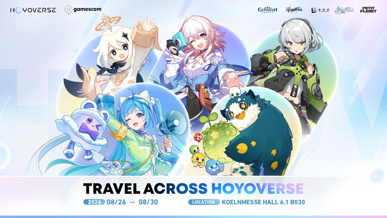 親愛なる旅行者の皆様、原神は今年、ドイツのケルンで開催されるゲームズコムの HoYverse エキシビション エリアで皆様にお会いします。