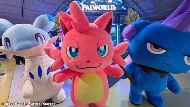 パルワールドの着ぐるみ（ツッパニャン、ネムラム等）