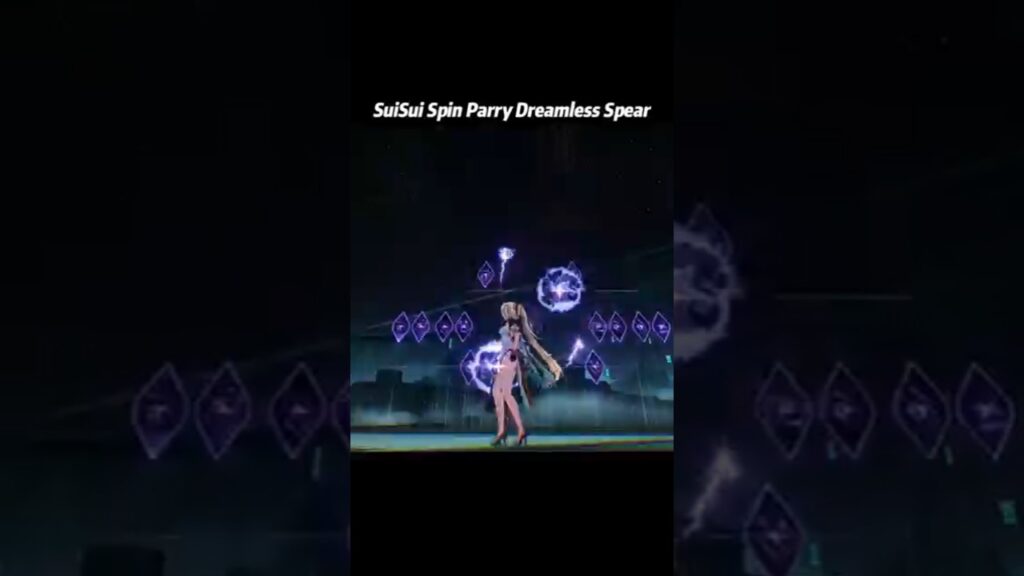 Suisui Spin Parry Return Dreamless Spear. #wuwa #鸣潮 #wutheringwaves