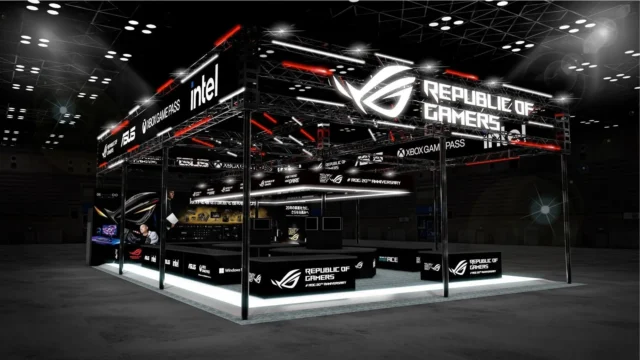 ROGブースの展示イメージ