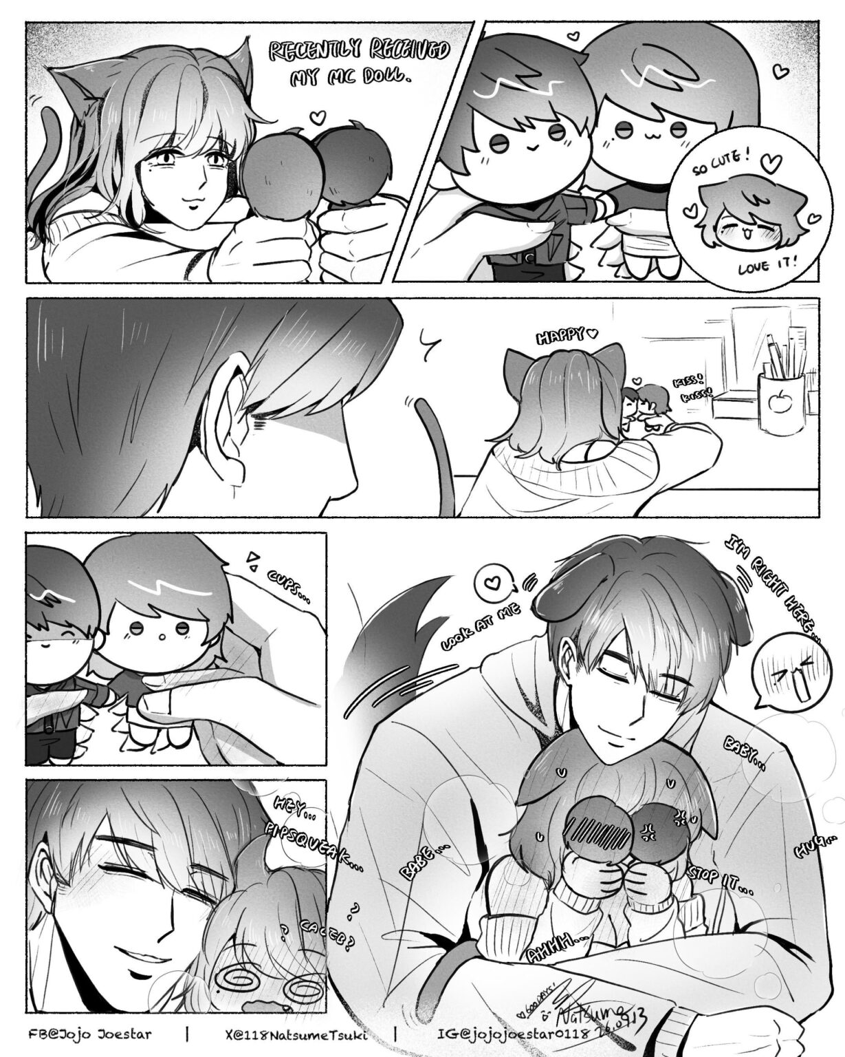 私のコミック 🍎🐱 私を見てください