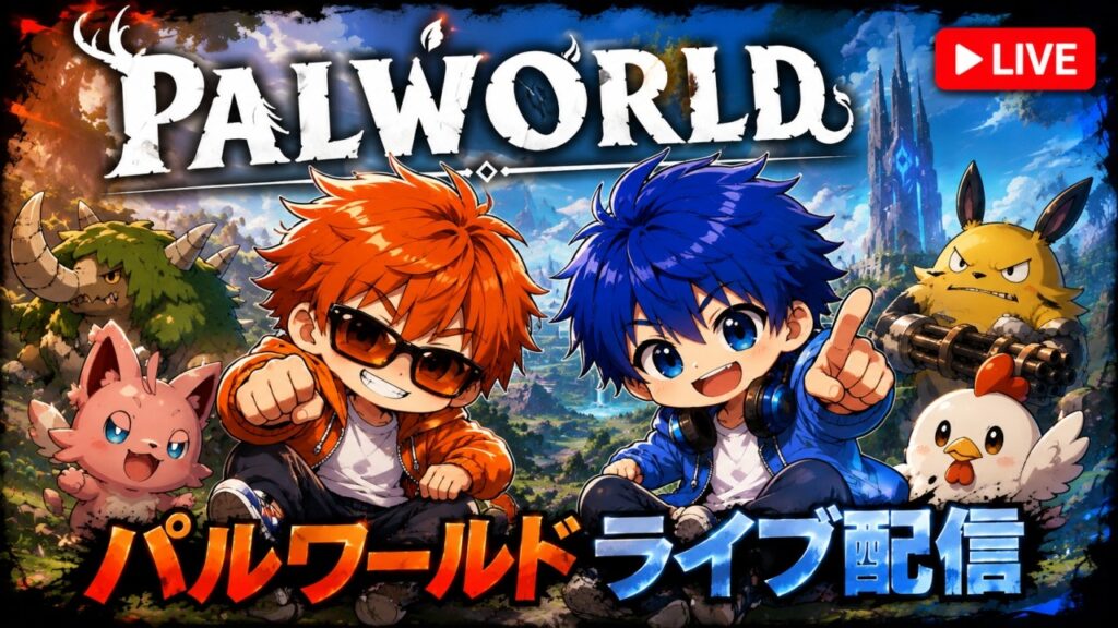 【パルワールド】のんびり兄弟配信#9　※ミヤダイ視点